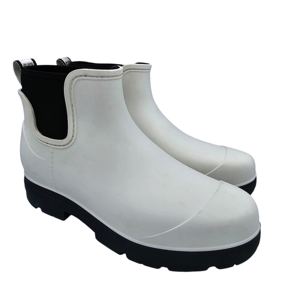 UGG Droplet Chelsea Rain Boots in White - Picture 1 of 13